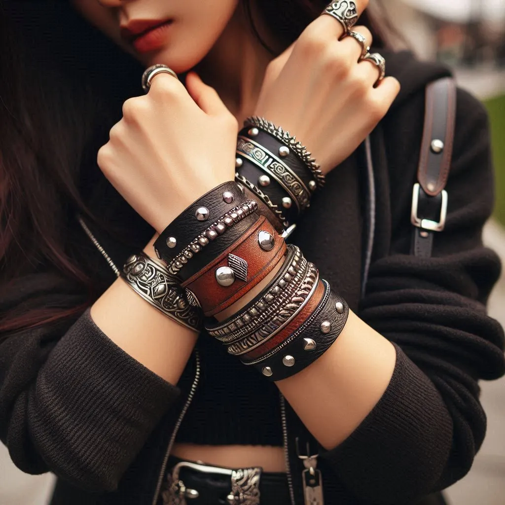 Leather Cuff Bracelets